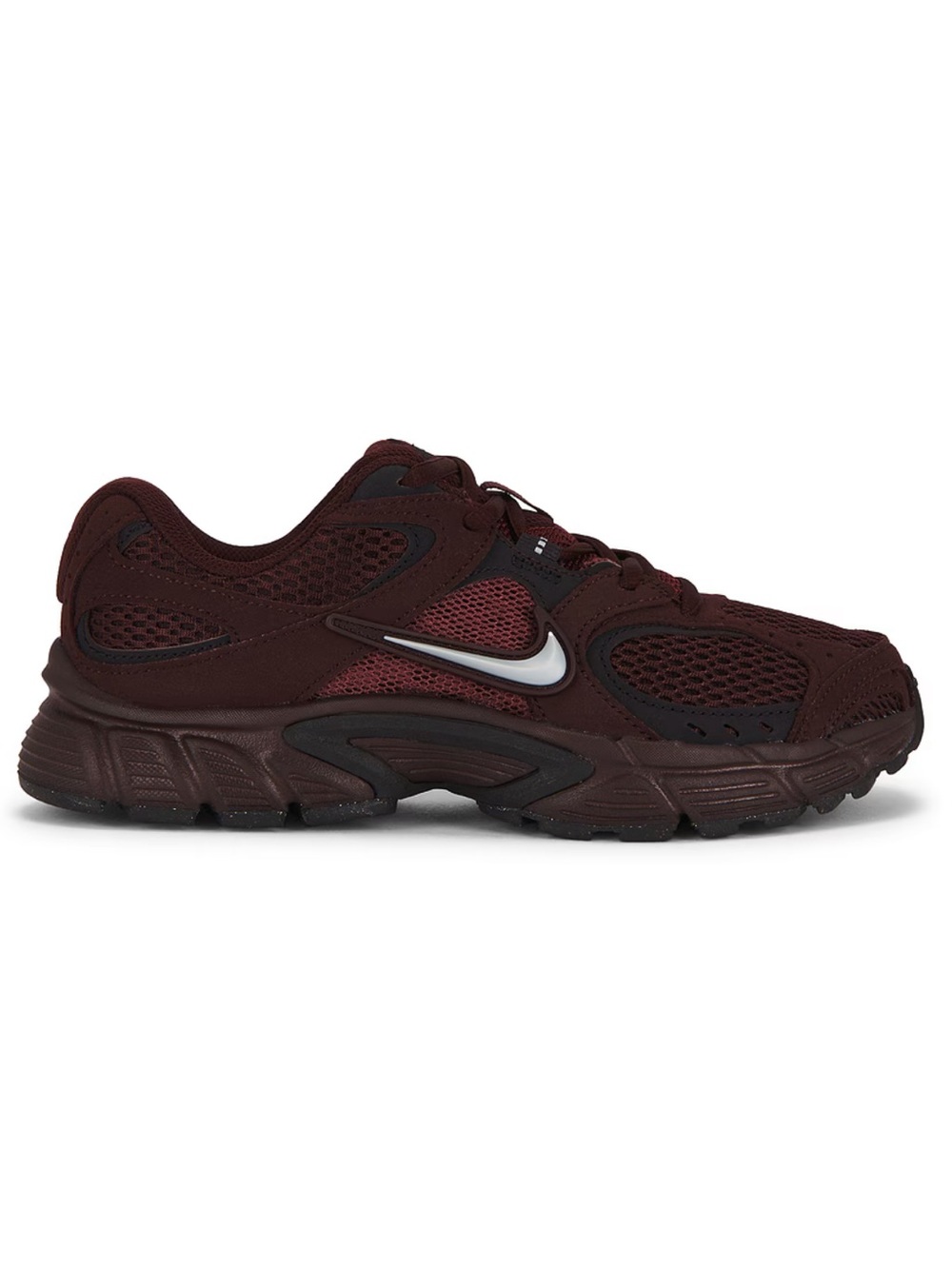 Nike V5 Runner Sneaker in Burgundy Crush, Metallic Pewter & Burgundy Ash